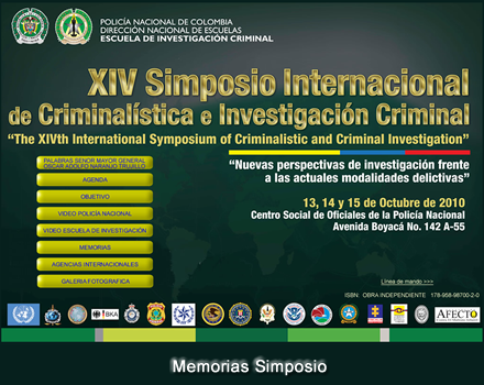 XIV SIMPOSIO INTERNACIONAL DE CRIMINAL&Iacute;STICA E INVESTIGACIÓN CRIMINAL